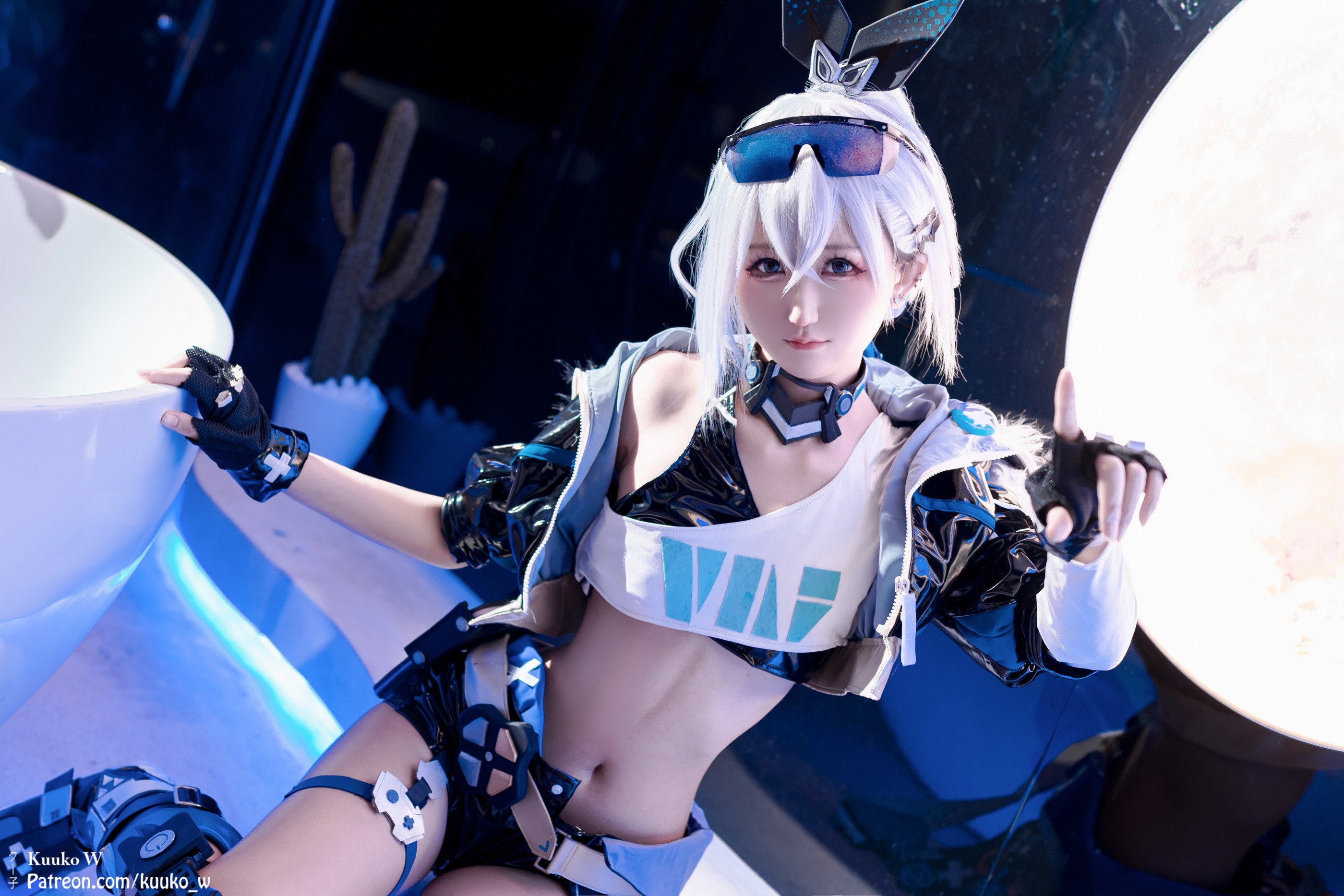 图片[1]-Kuuko W – NO.154 Silverwolf (Honkai_ Star Rail)[47P]-XikXak